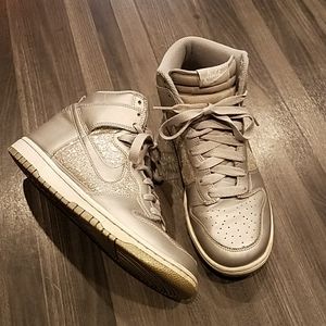 Silver Sparkle Nikes